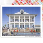 Пейзаж 5D сделай сам, полноразмерная алмазная живопись, украшение для дома, подарок ручной работы, строительство виллы, натюрморт, мозаика, алмазная вышивка