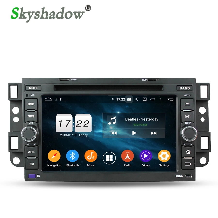 DSP Android 9 0 4 Гб + 32 ГБ мультимедийный автомобильный dvd плеер Wi Fi Bluetoot Радио RDS gps карта