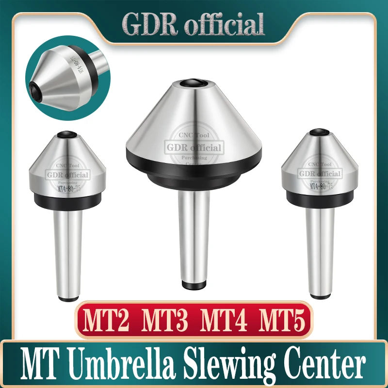 MT2 MT3 MT4 MT5 mt5 morse tapper cone mushroom head center umbrella-type rotating center high precision CNC lathe live thimble