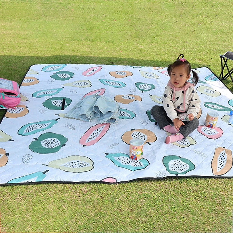 

Outdoor Mat Picnic Blanket Waterproof Portable Camping Picnic Folding Mat 2*2M