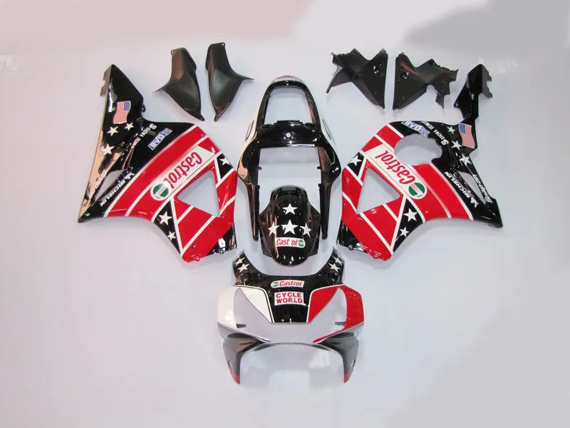 Комплект обтекателей для HONDA CBR900RR 954 02 03 CBR 900 RR 900RR CBR900 2002 2003 красный черный