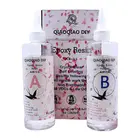 16 унций быстроотверждаемая эпоксидная смола AB 1:1 прозрачная твердая эпоксидная смола инструменты для изготовления ювелирных изделий B85D