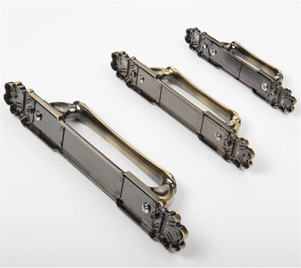 Модные Винтажные дверные ручки для кухонных дверей из цинкового сплава в