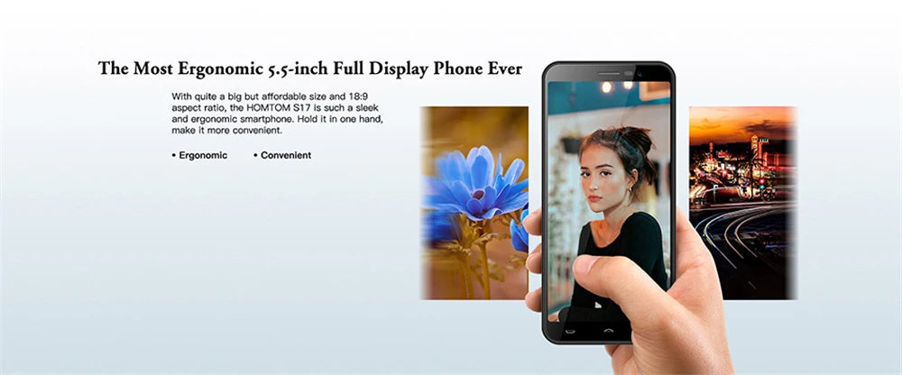 Quad S17 MT6580 четырехъядерный 5,5 дюймов HD+ экран смартфон 2 Гб ОЗУ 16 Гб ПЗУ телефон 13MP+ 2MP двойная задняя камера Лицо ID мобильный телефон