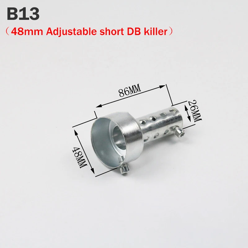 

35 мм 42 мм 45 мм 48 мм 51 мм 60 мм мотоциклетный глушитель, катализатор DB Killer, глушитель, шумоглушитель для Akrapovic для SC