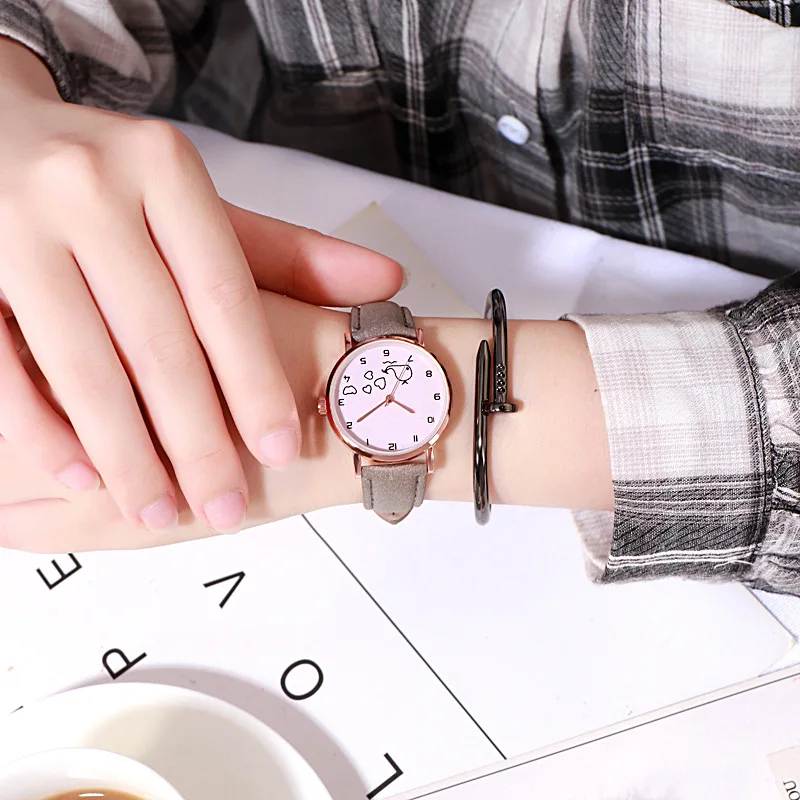 Модный Узкий маленький циферблат для женщин модный стол с деревенским ветром