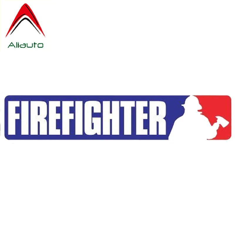 Aliauto Funny Car Sticker Style Firefighter Accessories Cover Scratch PVC Reflective Decal for Motorcycle Renault Opel 16cm*3cm |