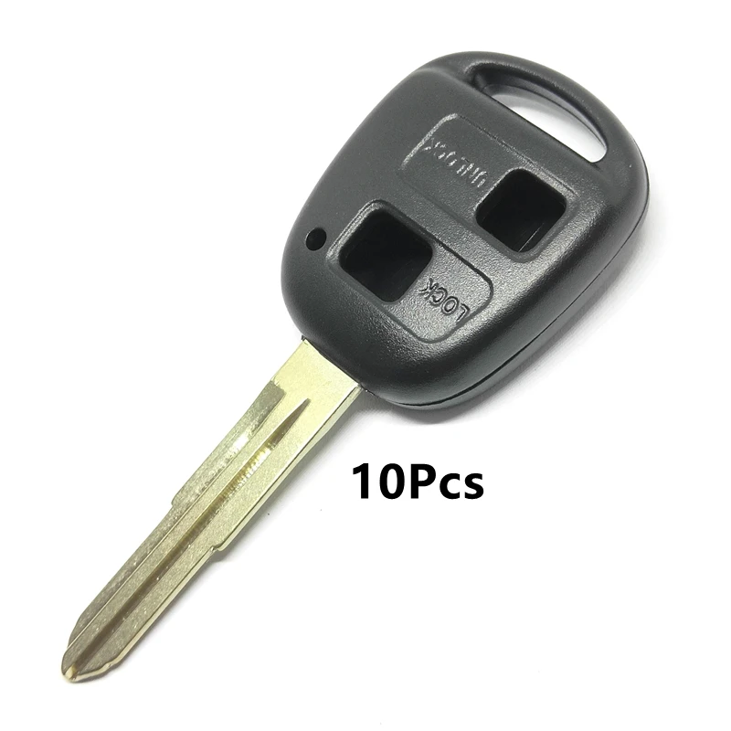 OEM 10 шт. чехол для замены 2-кнопочный транспондер дистанционного ключа Toyota Hiace TOY41