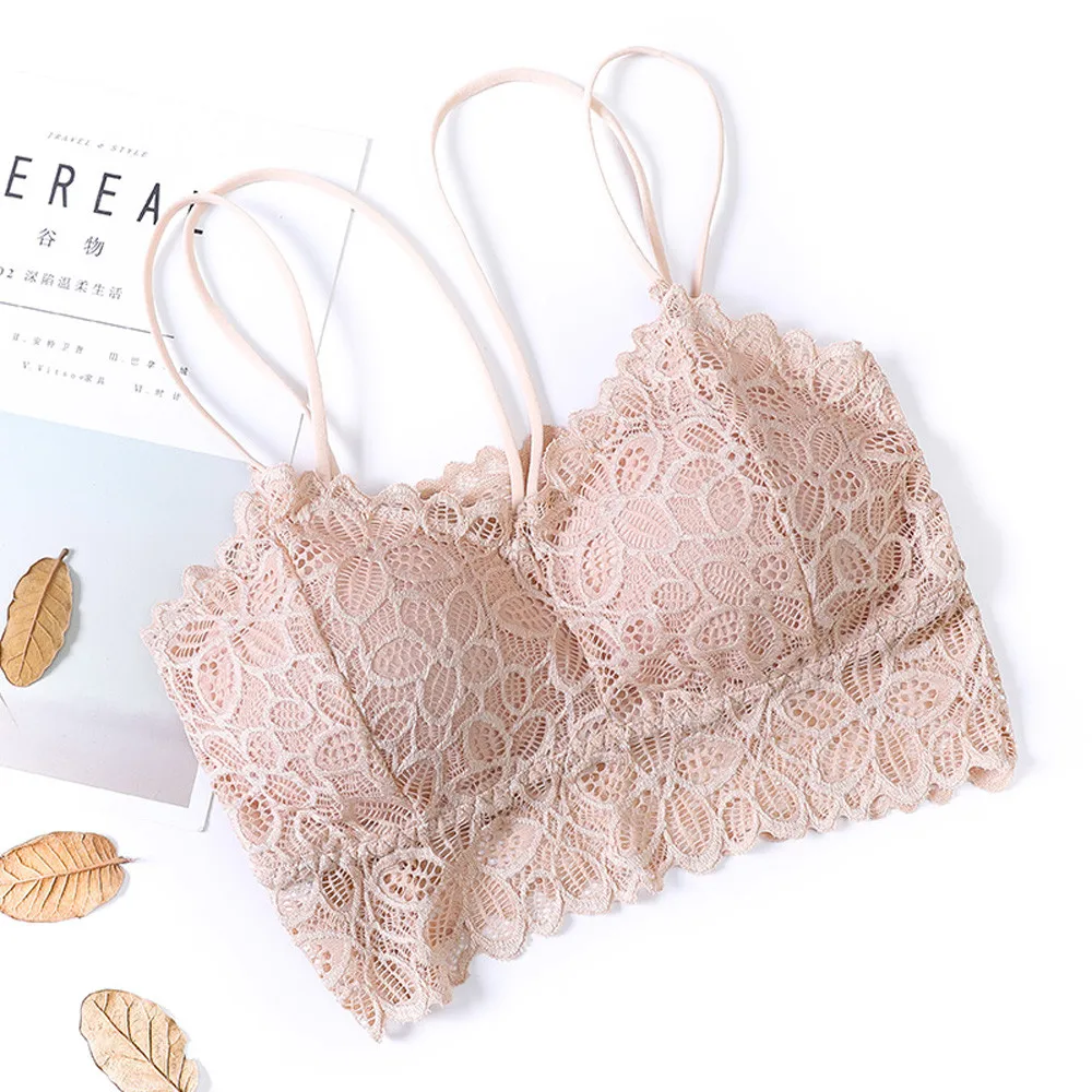 Кружевной беспроводной мягкий дышащий бюстгальтер tenue сексуальный femme brallette