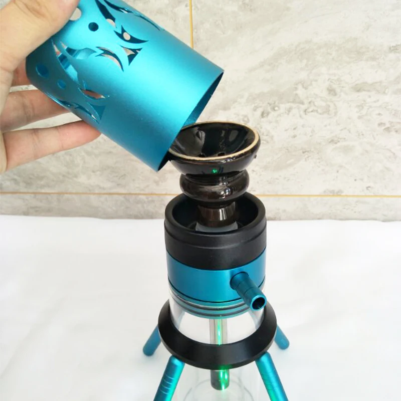 2020 Новый арабский акриловый кальян с светодиодный светильник трубка для кальяна