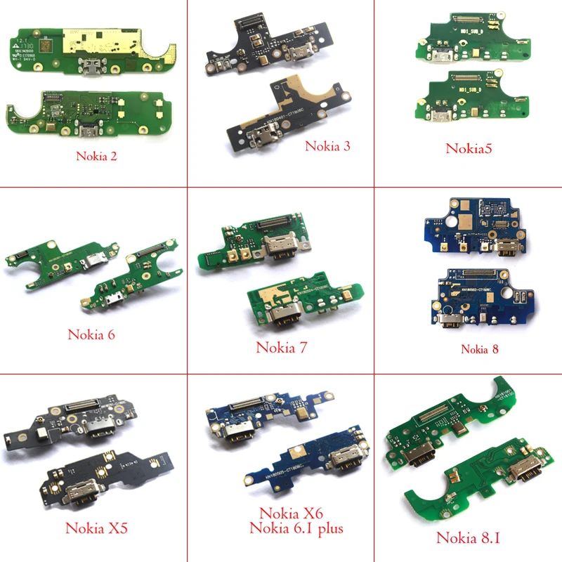 Док станция с usb портом для зарядки гибкий кабель микрофоном Nokia 3 2 5 6 7 X6/6 1 Plus