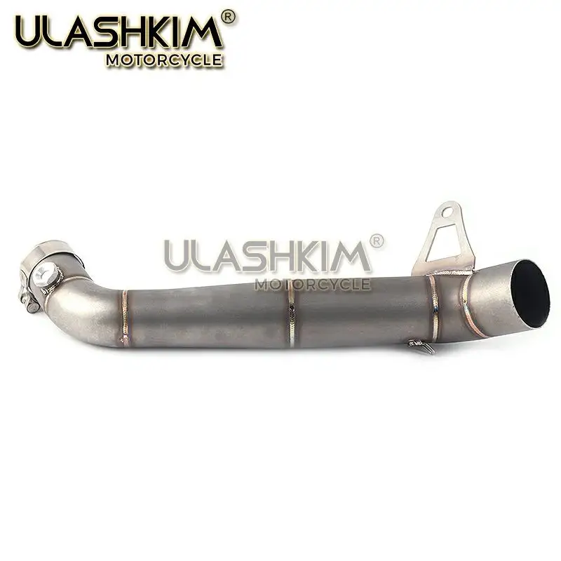 61 мм Глушитель для мотоцикла 304 сталь контактная связь разъем средней трубы без