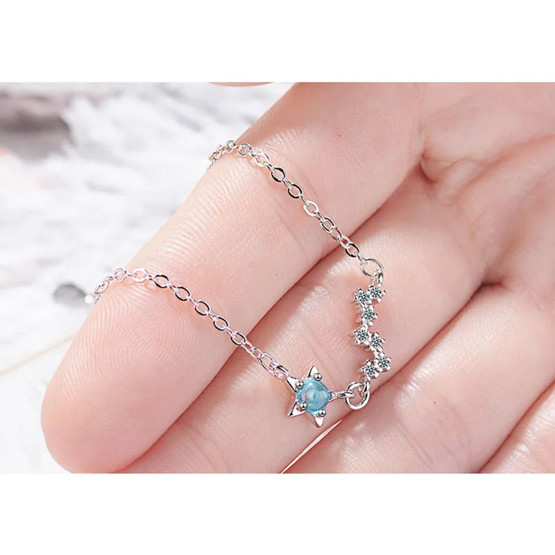 MEETSOFT модные аксессуары серебряного цвета браслеты для женщин с кристаллами