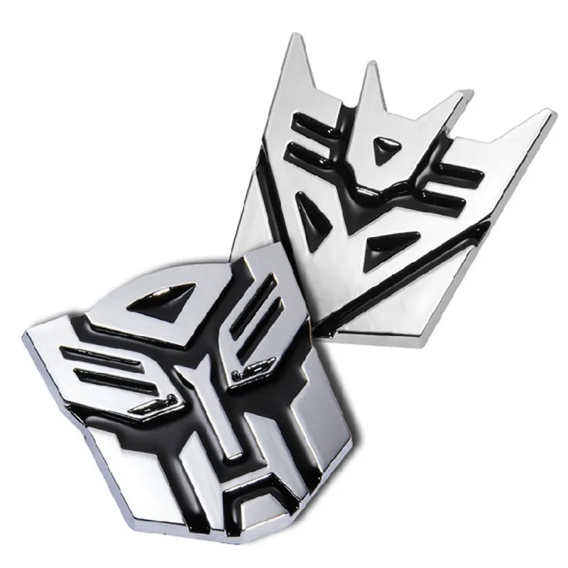 Autobots 3D металлические наклейки для автомобиля эмблема трансформатора стайлинга