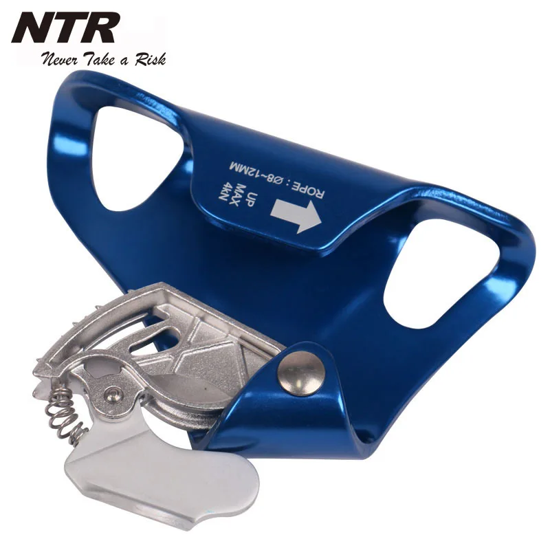 NTR 4KN Outdoor Protection Climbing Ascender for 8mm 12mm Rope Rappelling Rescue Gear|Аксессуары для скалолазания| |