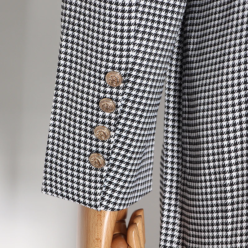 

VGH Plaid Elegant Dress For Women V Neck Long Sleeve High Waist Hit Color Mini Slim A Line Dresses Female 2020 Fashion Clothing