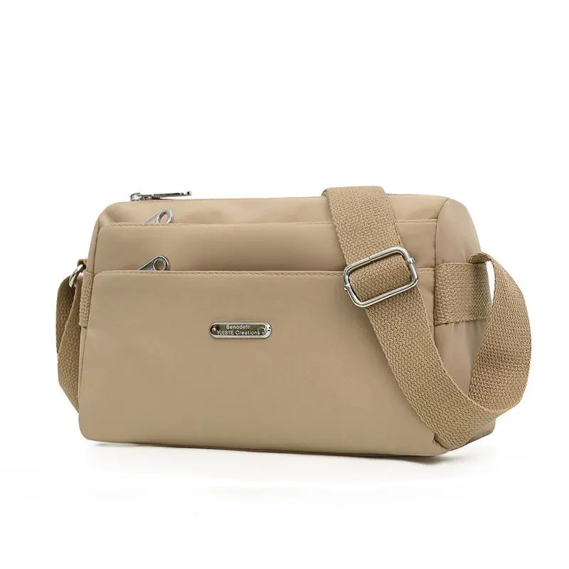 

Nylon Women Shoulder Bags Female Messenger Bags Solid Color Travel Crossbody Bag for Girl Simplicity Ladies Wallet Retro Handbag