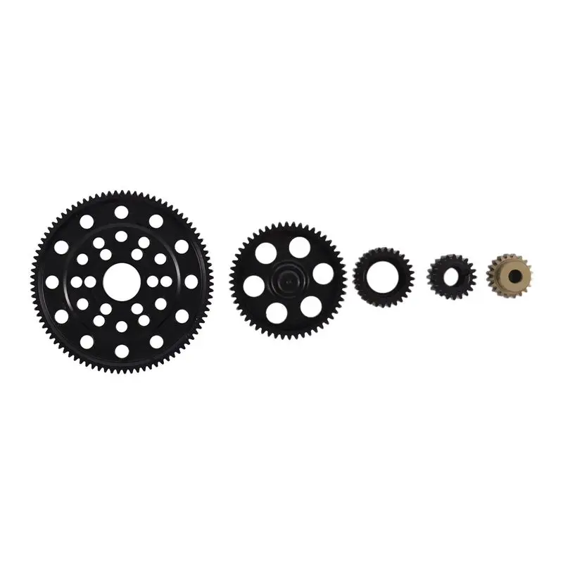 

Axial SCX10 90046 90047 AR44 Front Axle and Rear Axle(Black) with Drive Transmission Straight Gears Set
