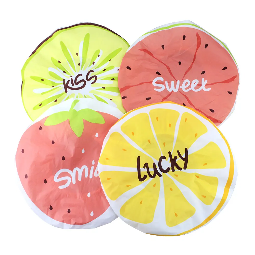 1 шт. симпатичная шапочка для душа с фруктами мультяшная Женская кухонная