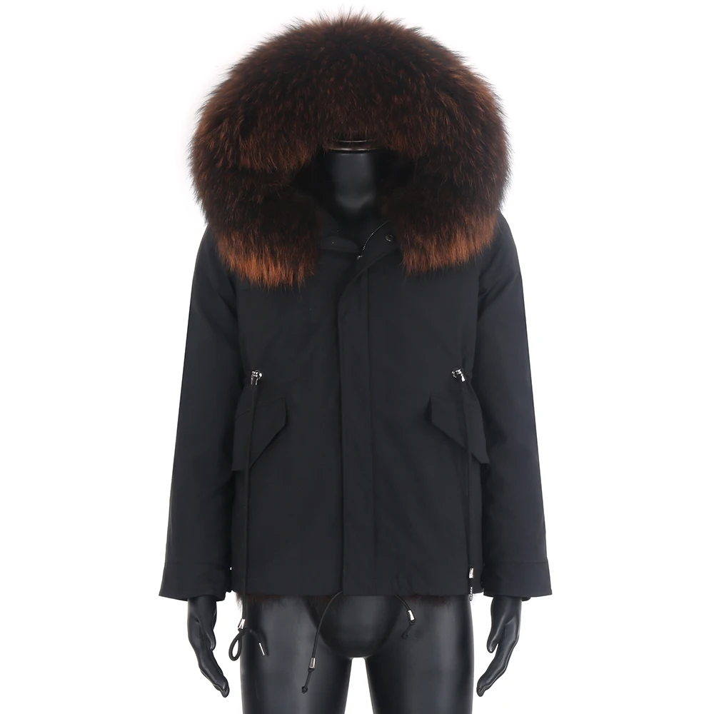 Brand Winter Jacket Men Thick Warm Fox Fur Lined Amy Green Black Camouflage Coat Man Windbreaker Waterproof Parkas