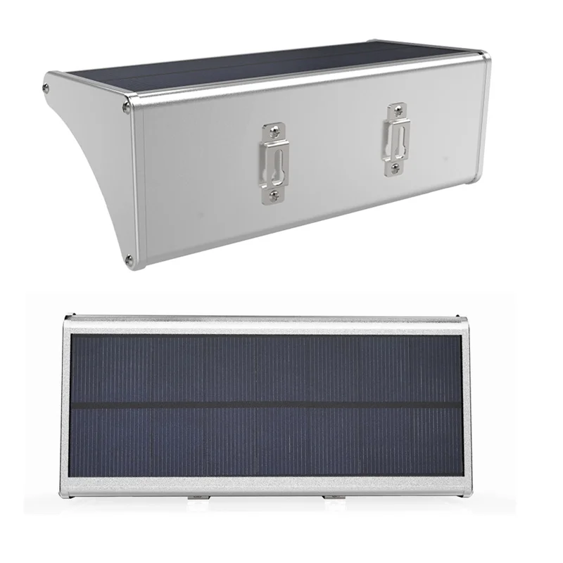 2 шт. 48 светодиодов лампа на солнечной батарее с датчиком движения IP65 Алюминий