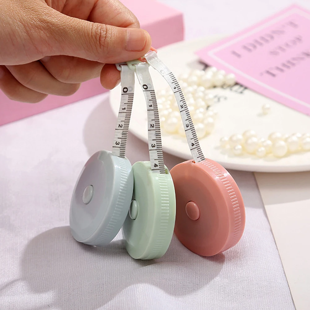 

1pc 150cm/60" Tape Measures Portable Retractable Ruler Children Height Ruler Centimeter Inch Roll Tape
