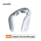 2021 новый массажер для шеи Jeeback G2 TENS импульсный массажер для спины и шеи с инфракрасным подогревом забота о здоровье Расслабление работа с приложением Mijia
