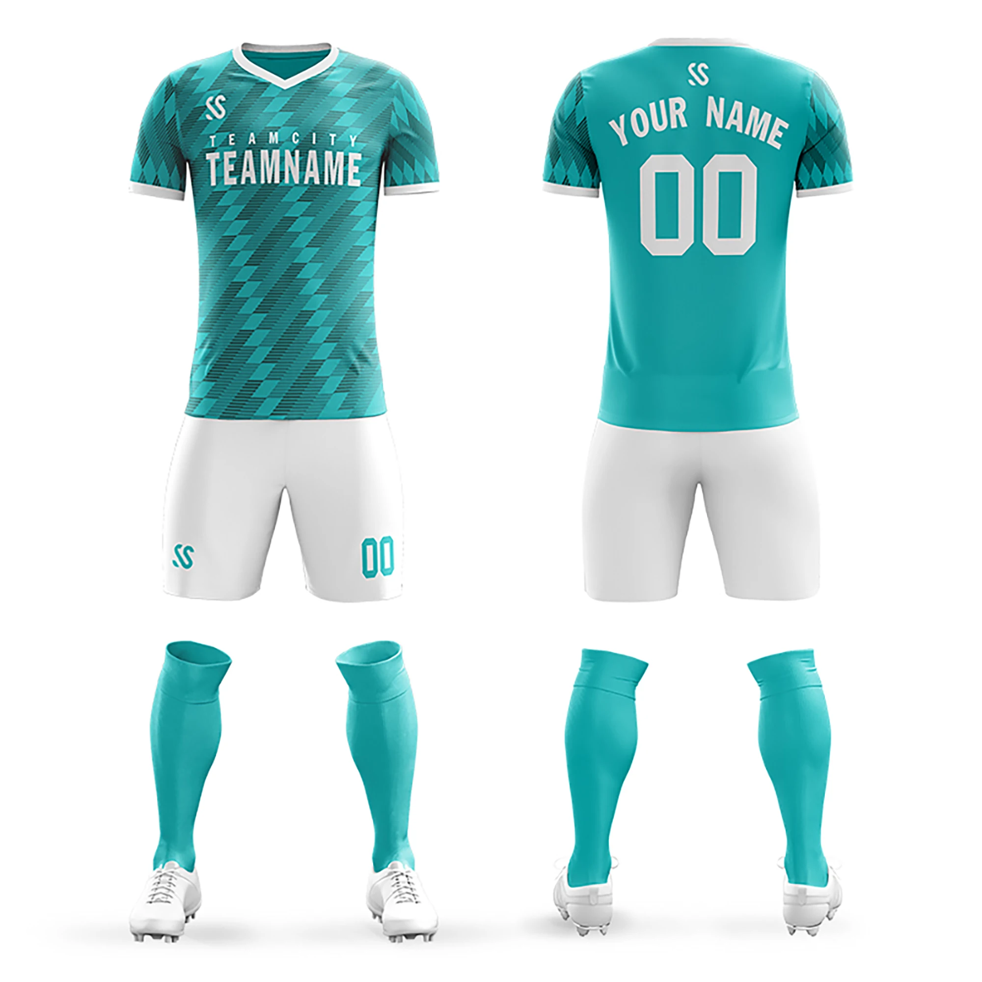 

Custom Soccer Jerseys Sublimated Men Women Youth S-7XL, Personalized Your Name and Number, Button-Down Shirts for Fans Gifts
