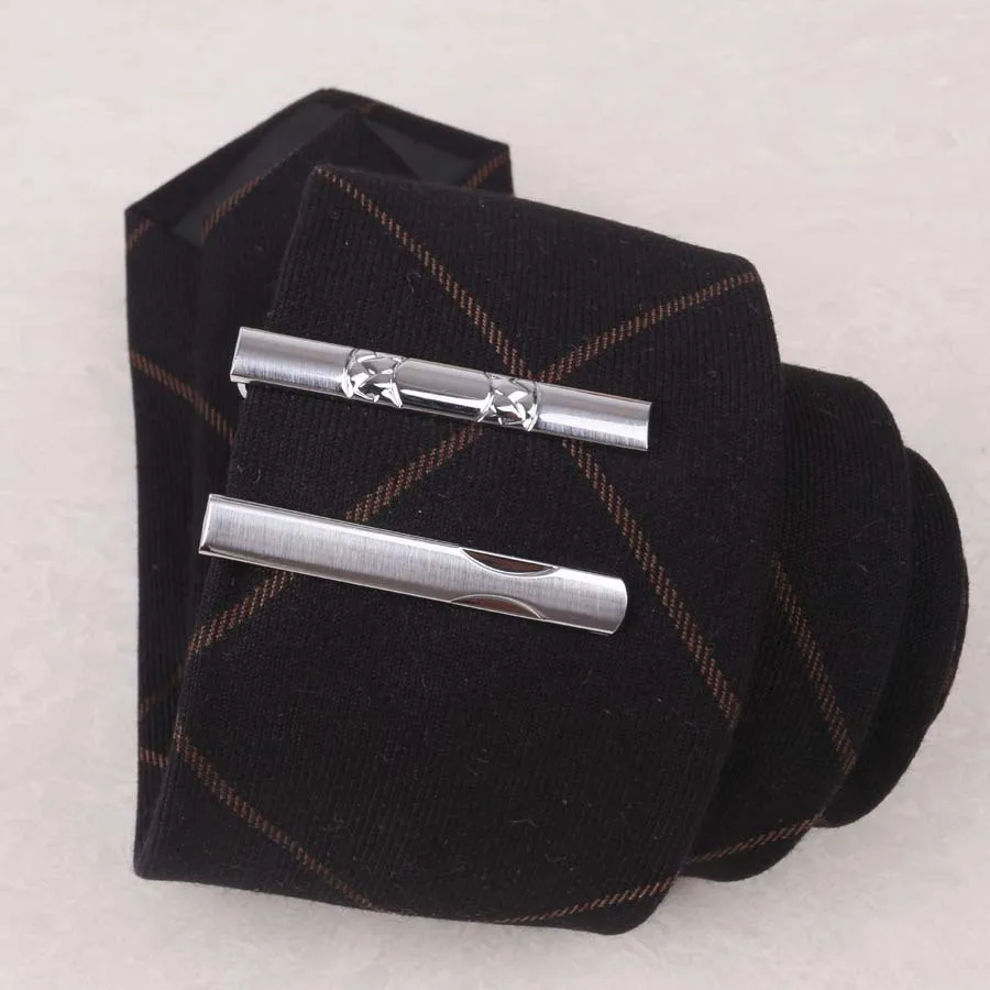 Linbaiway классические металлические зажимы для галстуков костюмы Бизнес