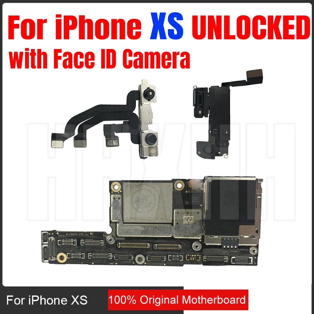 Материнская плата MB для iPhone XS разблокированная материнская плата iCloud с/без лица ID оригинальная б/у ок основная логическая плата хорошая работа