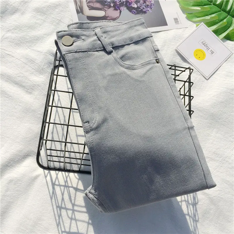 

New Candy Color Pencil Pants Women Stretch Leggings Women Pantalon Femme Slim Casual High Waist Pants Long Trousers Women C6143