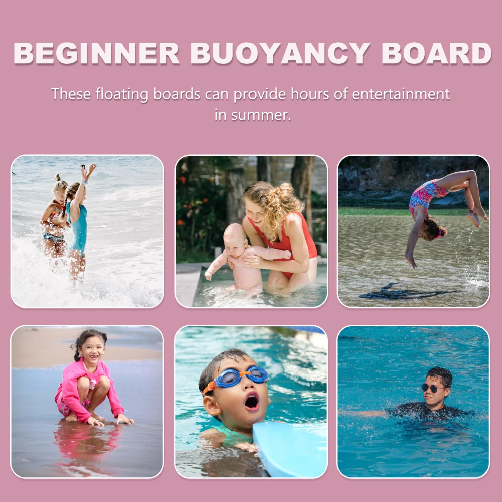 

2 Pcs Durable Swimming Kick-boards Lightweight Floating Pads Buoyancy Boards