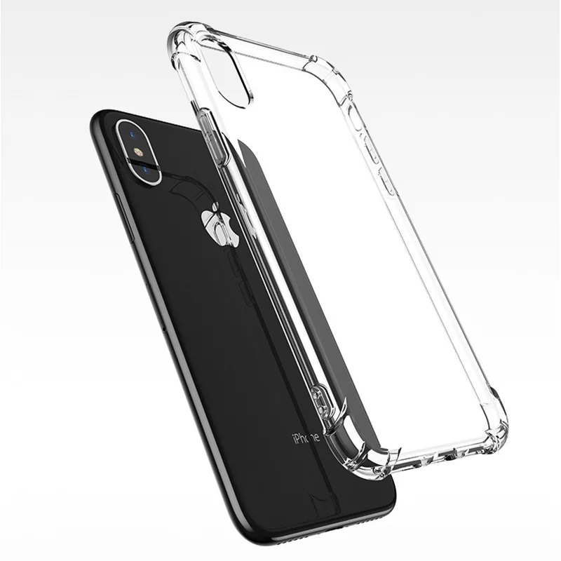 Clear Silicone Soft Phone Case For iPhone 11 Pro Xs Max XR X 6 s 6s 7 8 Plus 6Plus 6sPlus 7Plus 8Plus Shockproof TPU Back Cover |