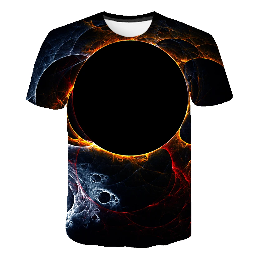 Детская одежда летняя новинка футболка с мультяшным рисунком 3d принтом Милая