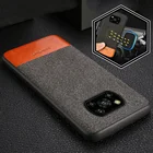 Тканевый мужской чехол LANGSIDI, деловой Магнитный чехол для POCO F3 GT POCO X3 NFC F1 F2 PRO, Холщовый противоударный чехол для Poco X3 pro M3 PRO