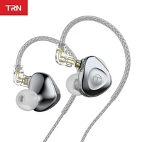 trn ba15 in ear headphones 30 balance amarture controller unit hifi dj monitor headphone with 2 pins detachable cable trn mt1