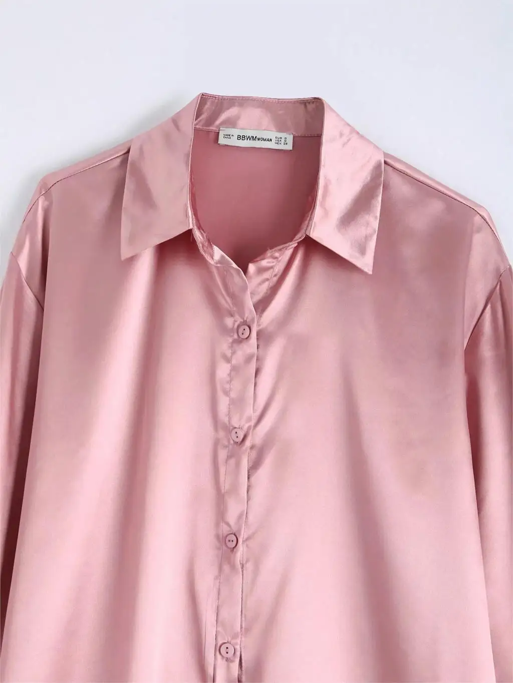 Новинка женское Шелковистое длинное платье рубашка с длинным рукавом и отложным