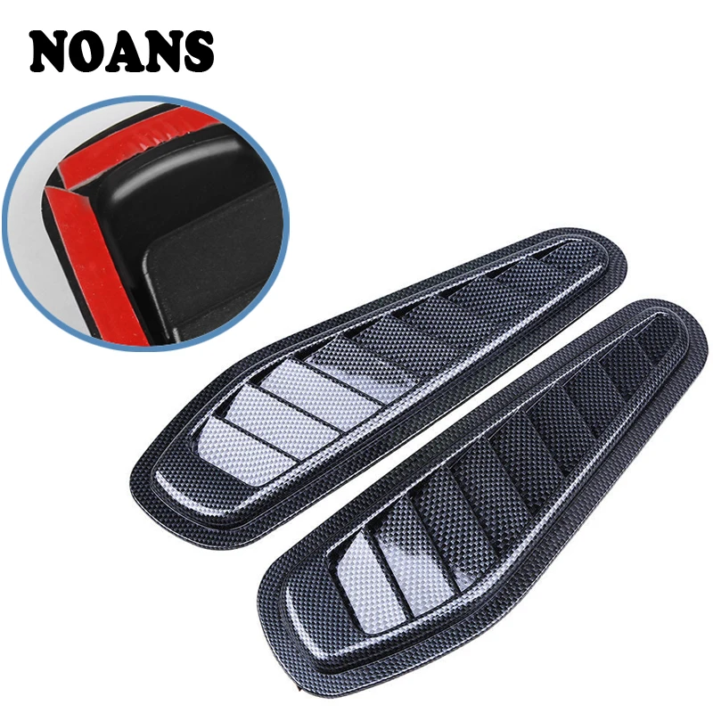 

NOANS Air Outlet Carbon Fiber Stickers Vent Bonnet Cover Car Decorative For BMW E46 E90 E60 Toyota Coralla Nissan Qashqai J11