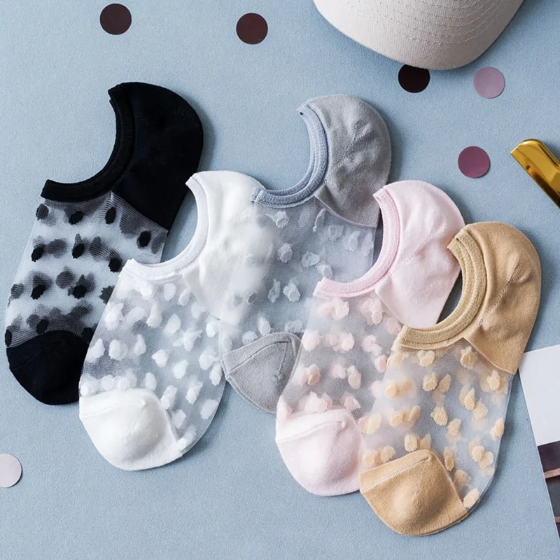 3 пар/компл. кружевные носки с украшением в виде кристаллов Летние женские