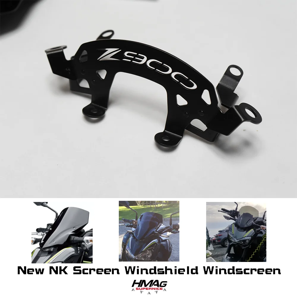 

For Kawasaki Z900 Z 900 NINJA900 ABS 2017 2018 2019 Smoke Motorbike Windshield Windscreen High Quality PC 17 18 19