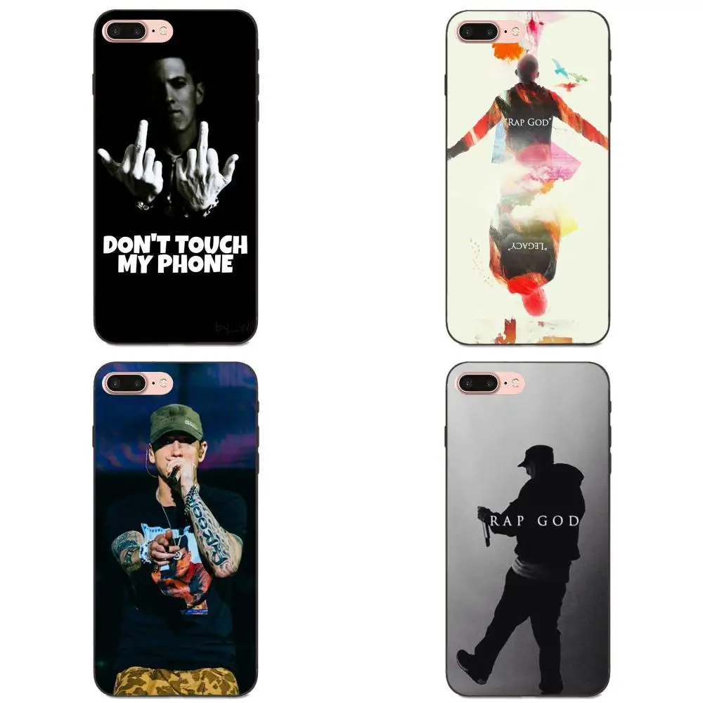 Мягкий чехол для телефона исполнитель хип хоп рэппер Эминем рэп блестящий Xiaomi Mi