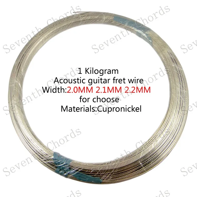 

1 Kilogram 2.0mm 2.2mm 2.4mm Quality Cupronickel Acoustic Guitar fret wire Copper Nickel Alloy Guitar Fingerboard line fret wire