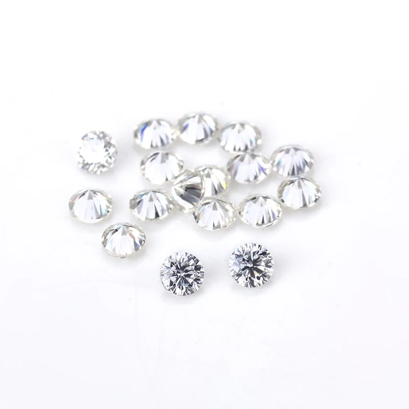 Loose 0.8mm-1.5mm Small Size EF 1carat/Pack White Round Brilliant Cut Moissanites Gemstones for Jewelry Making