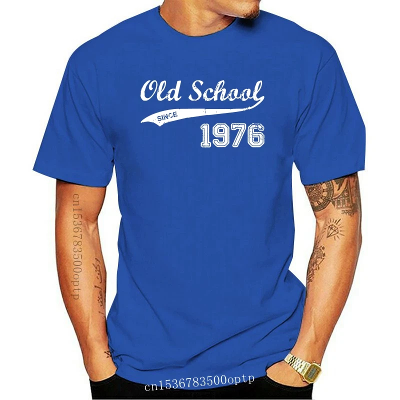 

New Men's 1976 t shirt printed cotton S-3xl homme Anti-Wrinkle Comical Spring Normal shirt