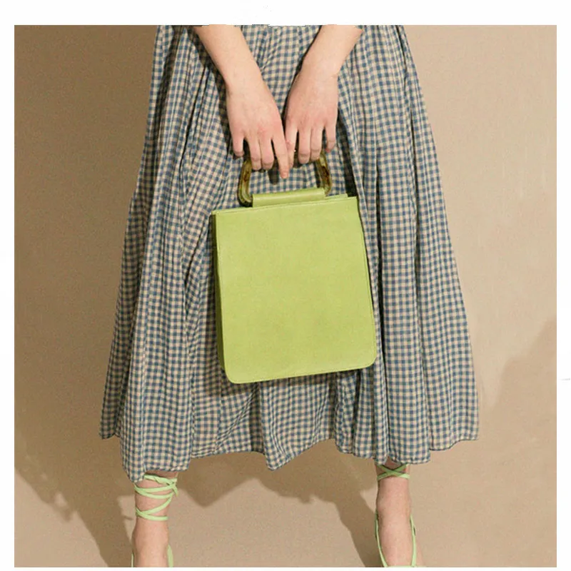 2019 модная акриловая цепь квадратные сумки для женщин Роскошные женские