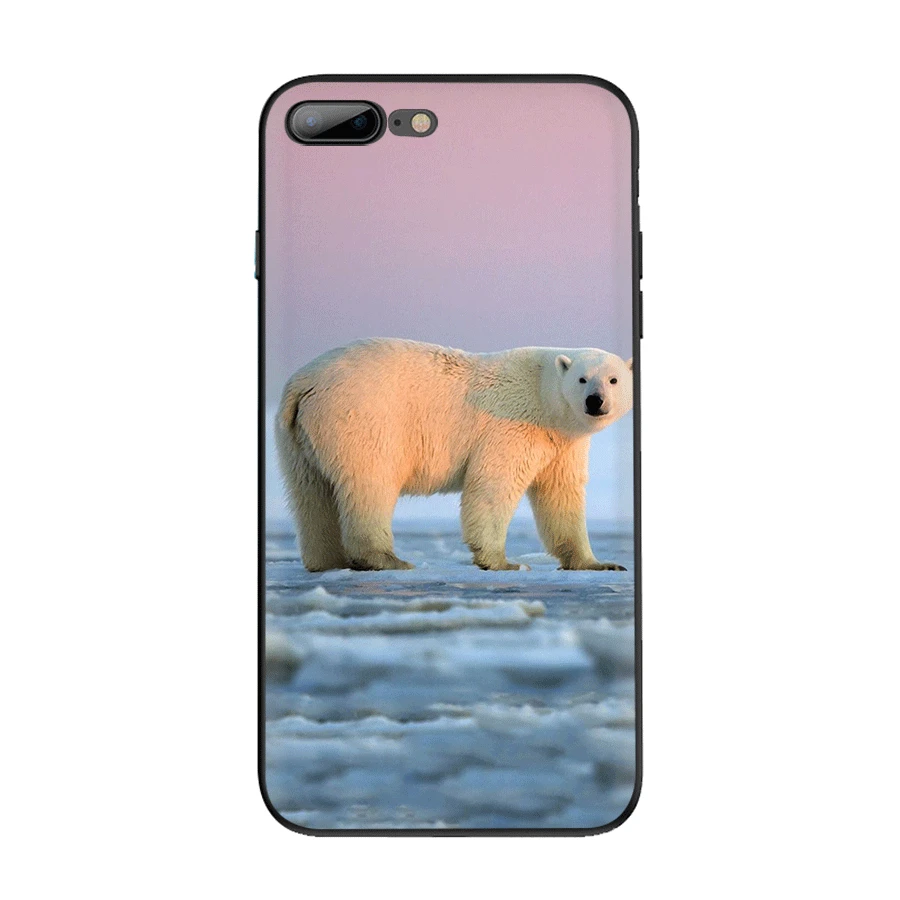 Чехол для мобильного телефона TPU iPhone 11 Pro X XR XS Max 7 8 6 6s Plus SE 5 5S чехол животное белый
