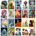 3D сделай сам, круглая алмазная живопись, искусство, вышивка, живопись, античный комикс, украшение для дома ручной работы