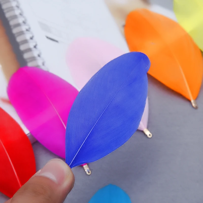 10 шт. подвески в виде натуральных гусиных перьев|Перо| |