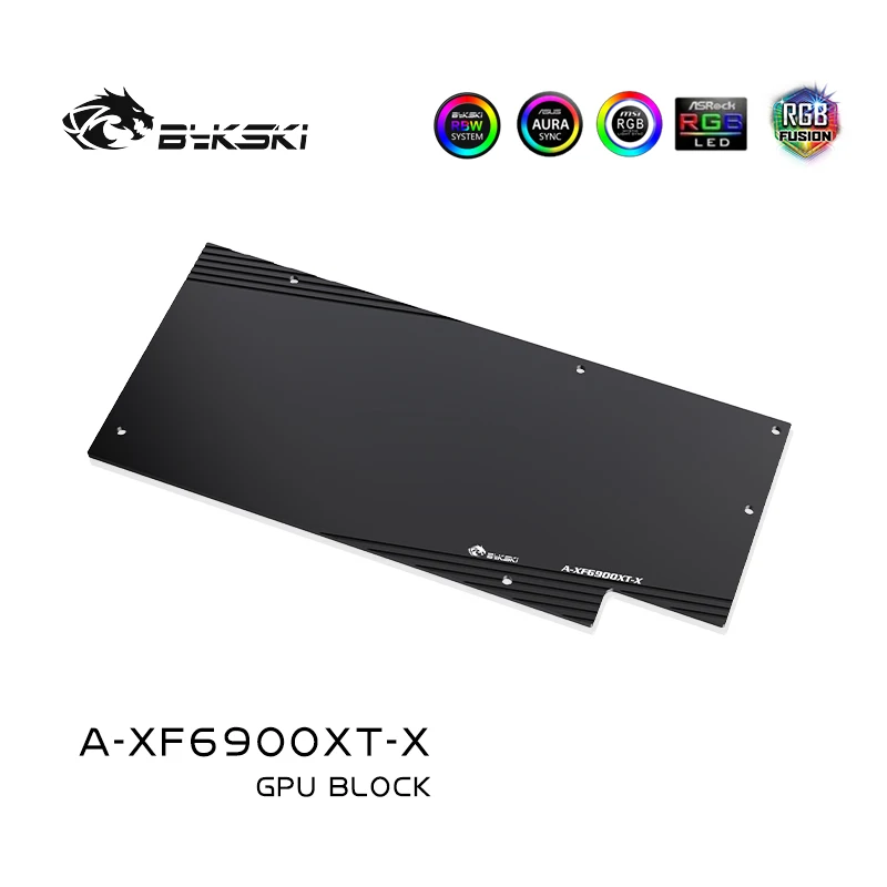 

Bykski PC Water Cooling video Graphics card Cooler 6900 XT GPU water Block For XFX Radeon RX6900XT A-XF6900XT-X