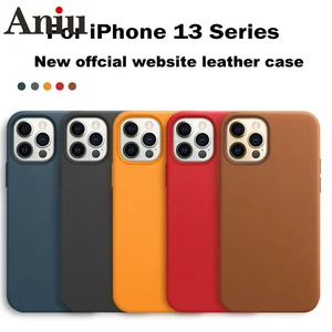 original for apple 13 pro magsaf magnetic leather case for iphone 13 pro max 13 mini case wireless charging drop protect covers free global shipping